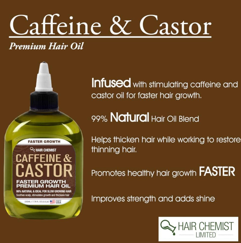 Hair Chemist Caffeine & Castor Oil Faster Hair Grow Scalp Stimulator 7.1fl.oz 210