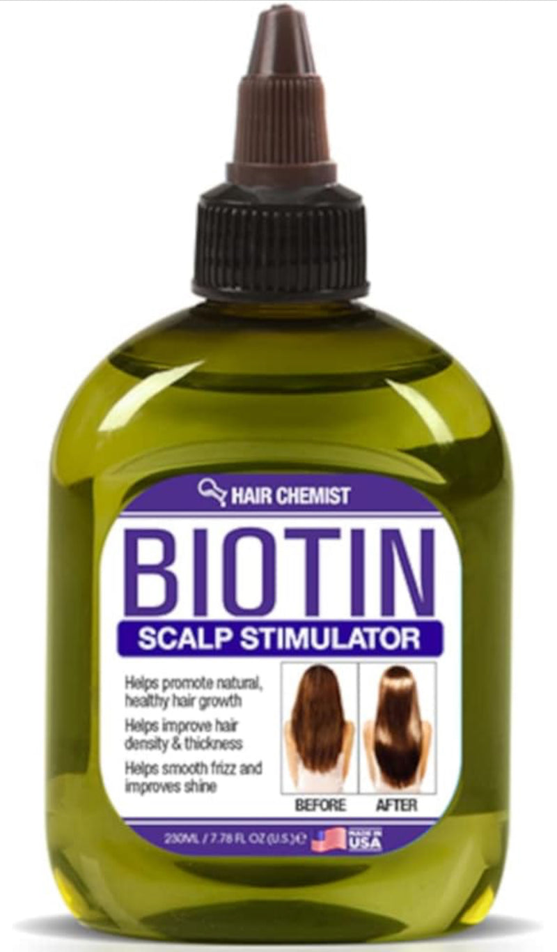 Hair Chemist Biotin Oil Scalp Stimulator For Natural Healthy Hair Grow 7.1fl.oz 210ml