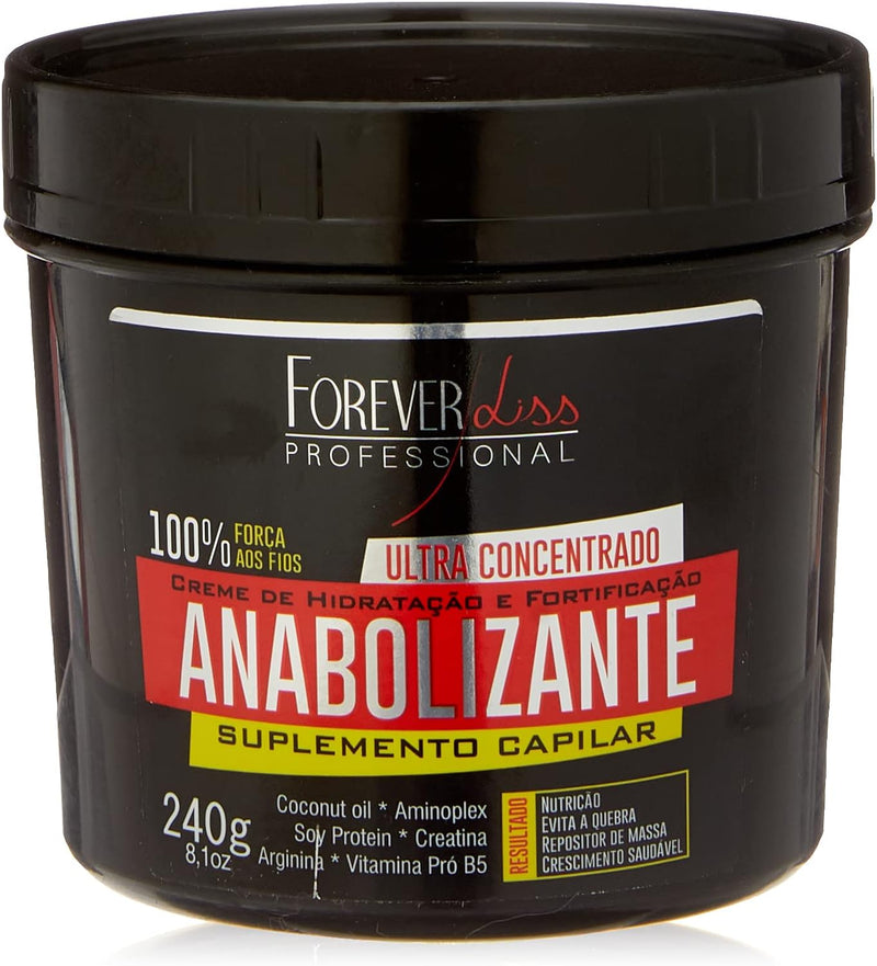 Forever Liss Anabolizante Ultra Concentrated Hair Nutrition Mask 250g  8.4oz - Keratinbeauty