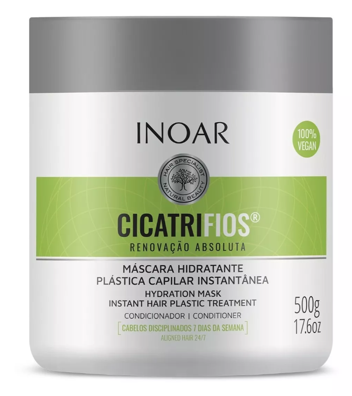 Inoar Vegan Cicatrifios Haar feuchtigkeitsspendende Maske 1KG